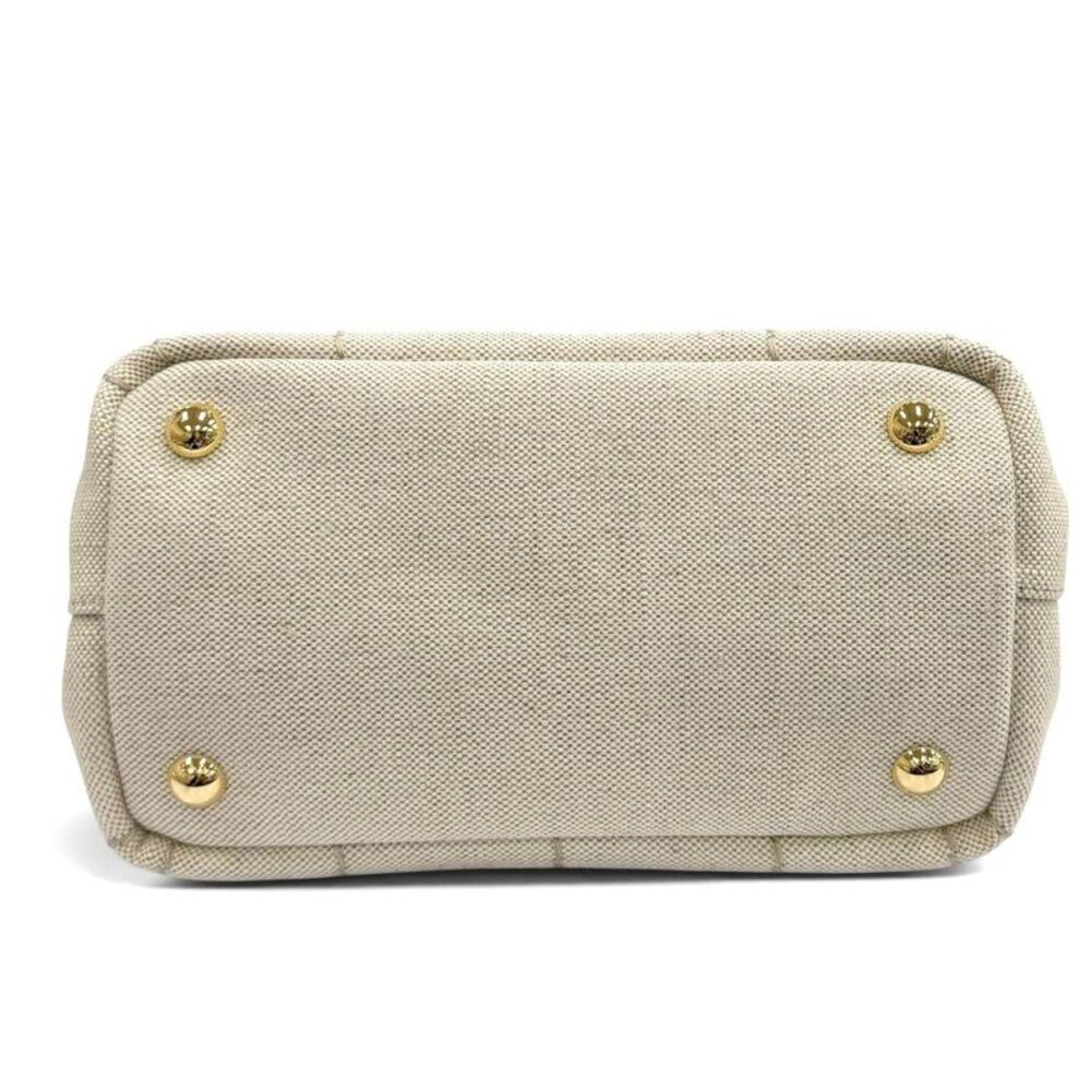 Prada Jardinire Linen Blend Handbag - Picture 7 of 10